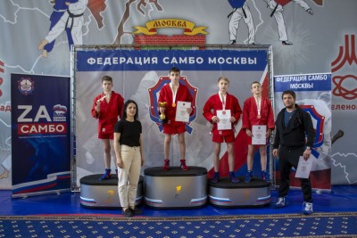 Первенство Москвы по самбо среди юношей и девушек 12–14 лет