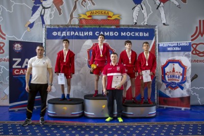 Первенство Москвы по самбо среди юношей и девушек 12–14 лет