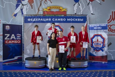 Первенство Москвы по самбо среди юношей и девушек 12–14 лет