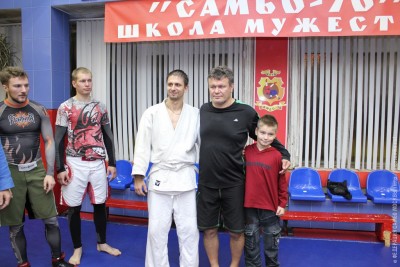 Мастер-класс Сергея Громова и Олега Тактарова в клубе «Самбо-70»
