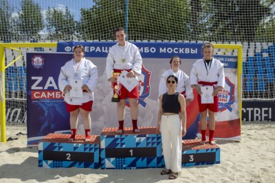 Чемпионат Москвы по пляжному самбо