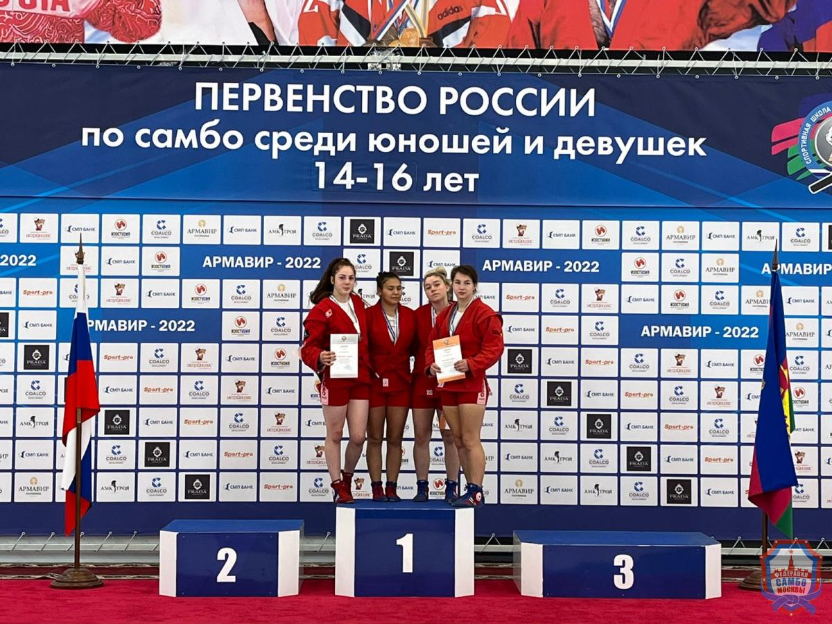 Итоги Первенства России по самбо среди юношей и девушек 14-16 лет