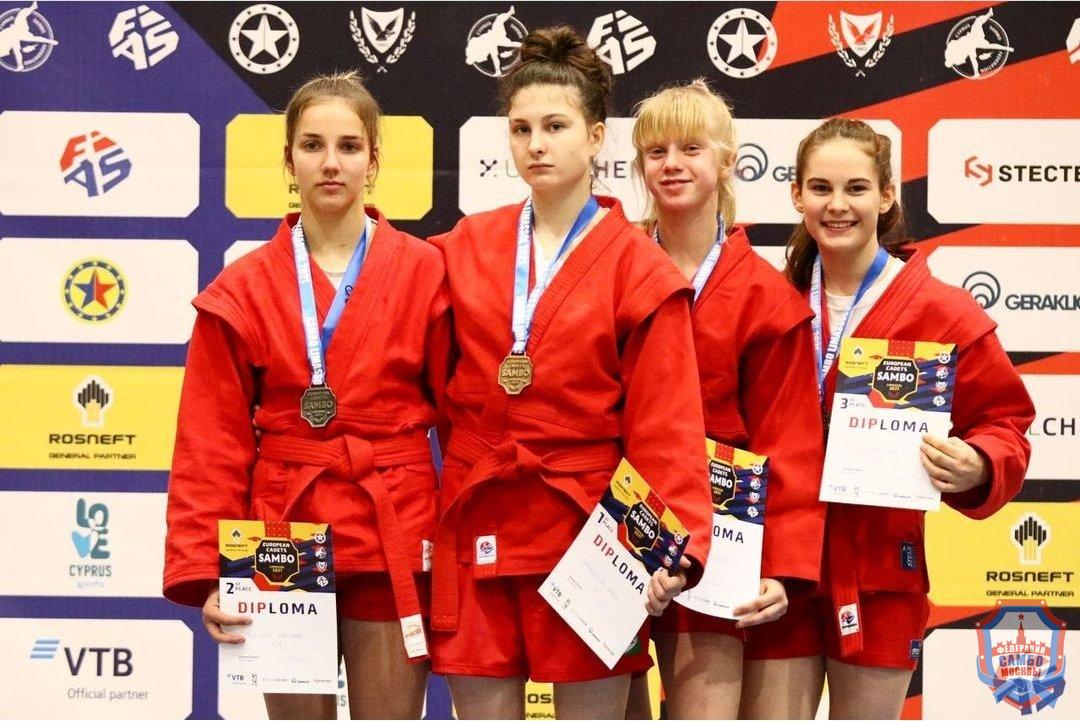 Ещё две золотые медали на Первенстве Европы по самбо среди кадетов