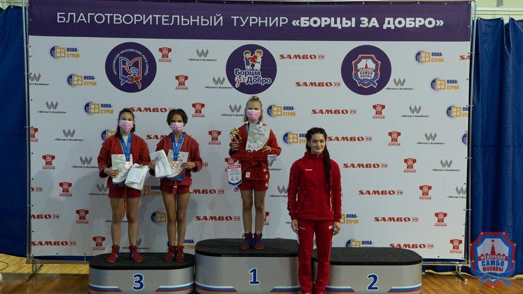 Благотворительный турнир по самбо "Борцы за добро" среди девушек 2007-2008 и 2009-2010 годов рождения