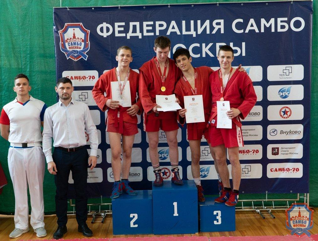 Первенство Москвы по боевому самбо среди юношей 16-18 лет прошло в ФОК "Ясенево"
