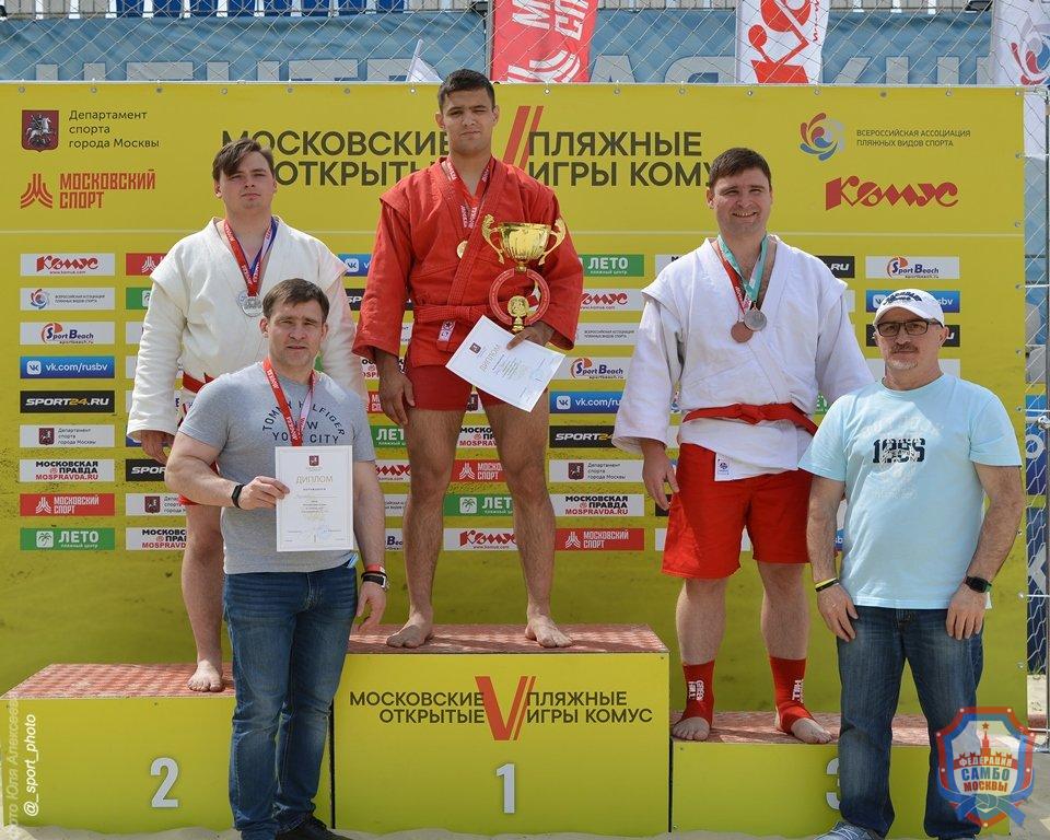 Первый в истории Чемпионат Москвы по пляжному самбо прошел на Водном стадионе
