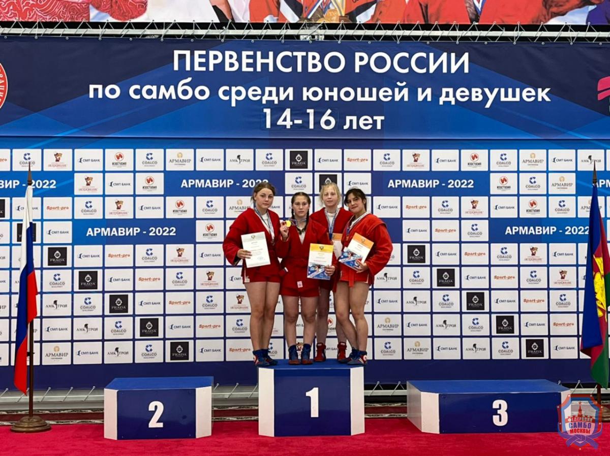 Итоги Первенства России по самбо среди юношей и девушек 14-16 лет
