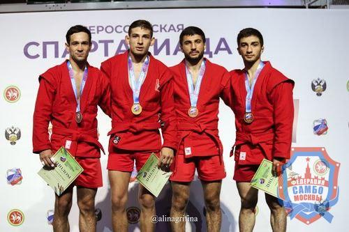 Сборная команда Москвы - победитель в общекомандном зачёте на Первой Всероссийской Спартакиаде среди сильнейших спортсменов по самбо