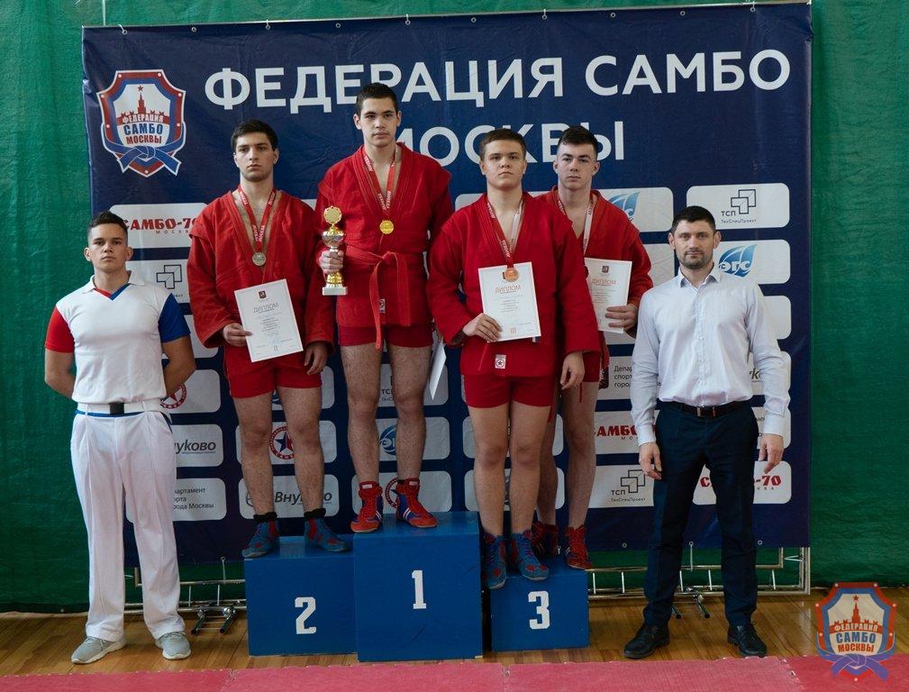 Первенство Москвы по боевому самбо среди юношей 16-18 лет прошло в ФОК "Ясенево"