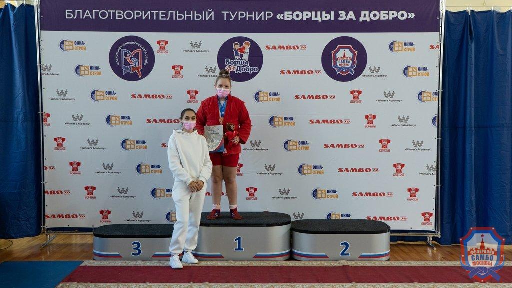 Благотворительный турнир по самбо "Борцы за добро" среди девушек 2007-2008 и 2009-2010 годов рождения