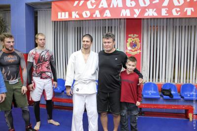 Мастер-класс Сергея Громова и Олега Тактарова в клубе «Самбо-70»