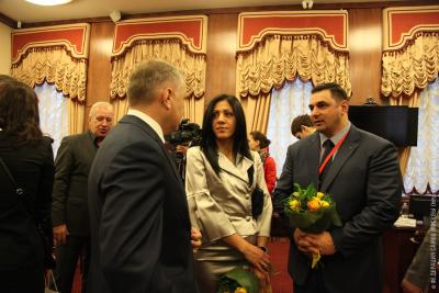 Церемония награждения в Москомспорте