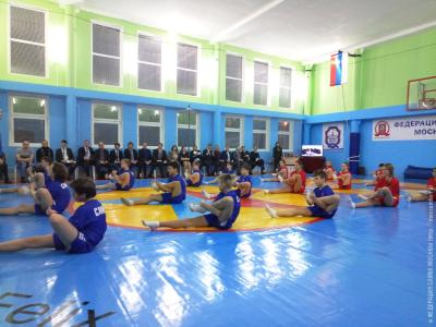 Проект «Самбо в школу»: открытие зала в школе № 141