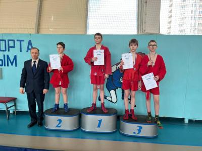 Школьная спортивная лига по самбо среди юношей 11-12 лет (9 апреля, Некрасовка)