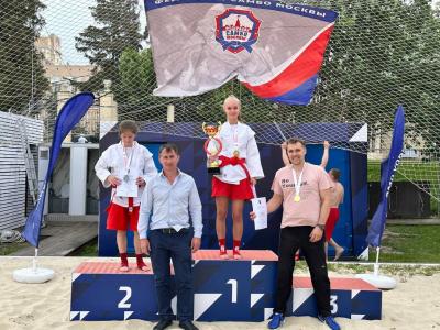 Чемпионат Москвы по пляжному самбо среди мужчин и женщин