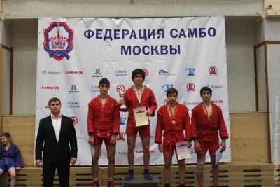 Первенство Москвы по самбо среди юношей 17-18 лет