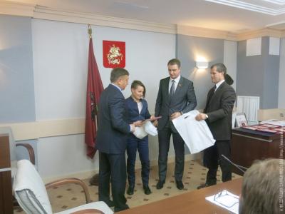Награждение лучших самбистов 2015 года в Московской Городской Думе