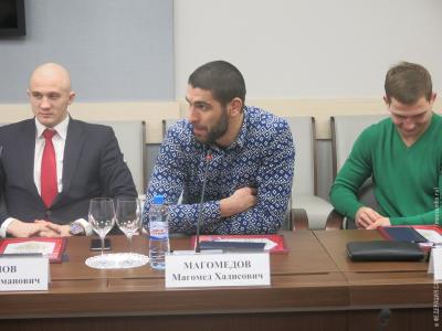 Награждение лучших самбистов 2015 года в Московской Городской Думе
