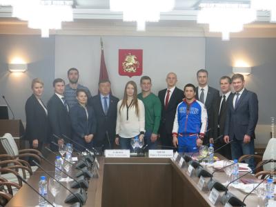 Награждение лучших самбистов 2015 года в Московской Городской Думе