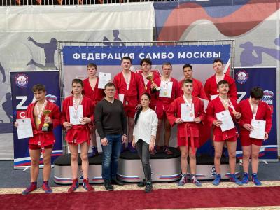 Первенство Москвы по самбо среди юношей и девушек 12-14 лет
