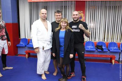 Мастер-класс Сергея Громова и Олега Тактарова в клубе «Самбо-70»
