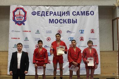 Первенство Москвы по самбо среди юношей 17-18 лет