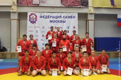 Первенство Москвы по самбо среди юношей 17-18 лет
