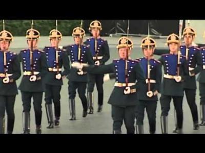 Спортивное мероприятие в честь 80-тия президентского полка