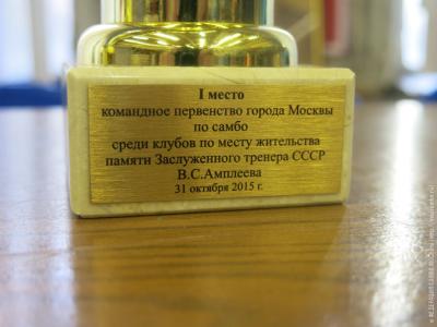 Первенство г. Москвы среди клубов по месту жительства, посвященное памяти ЗТ СССР Вячеслава Семеновича Амплеева