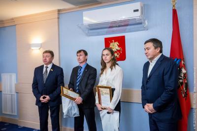 Чествование победителей и призеров Первенства мира по самбо в Мосгордуме