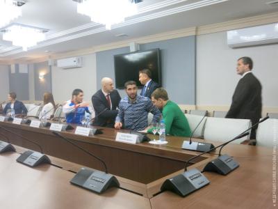 Награждение лучших самбистов 2015 года в Московской Городской Думе