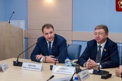 Чествование победителей и призеров Первенства мира по самбо в Мосгордуме