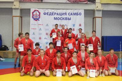 Первенство Москвы по самбо среди юношей 17-18 лет