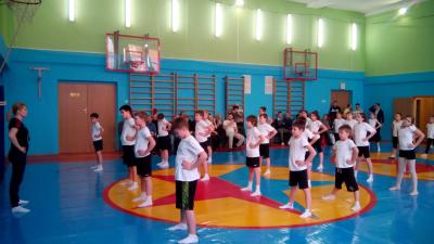 Проект «Самбо в школу»: Открытый урок по самбо в школе № 141