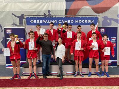 Первенство Москвы по самбо среди юношей и девушек 12-14 лет