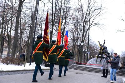 Памятник основоположникам самбо открыли в "Лужниках"