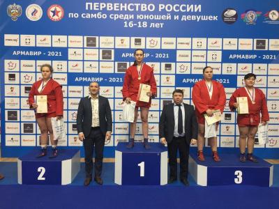 Завершилось Первенство России по самбо среди юношей и девушек в Армавире