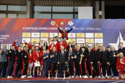 Итоги Чемпионата и Первенства Европы по самбо в Нови-Сад